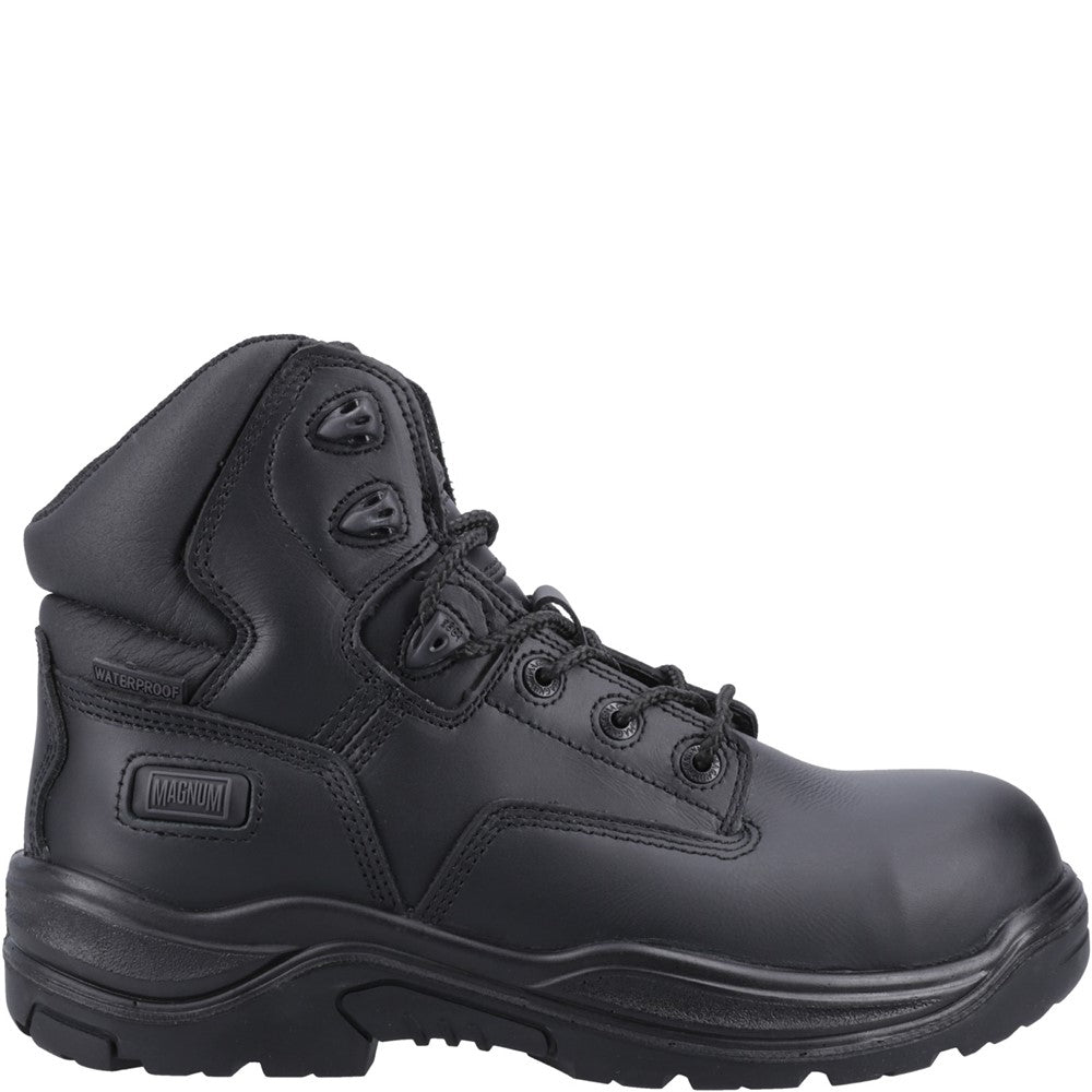 Unisex Magnum Black Responder Side Zip CT CP WP Uniform Safety Boots Magnum footsure