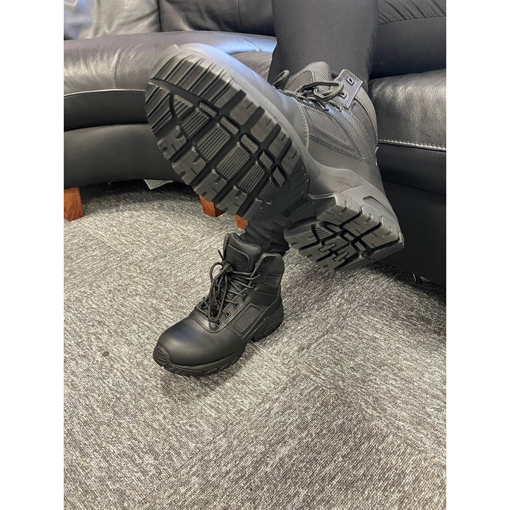 Knee High Aquatalia Linda Leather Combat Boot Aquatalia Lace Up